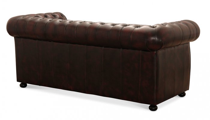 Liverpool Chesterfield soffa 3-sits Oxblod