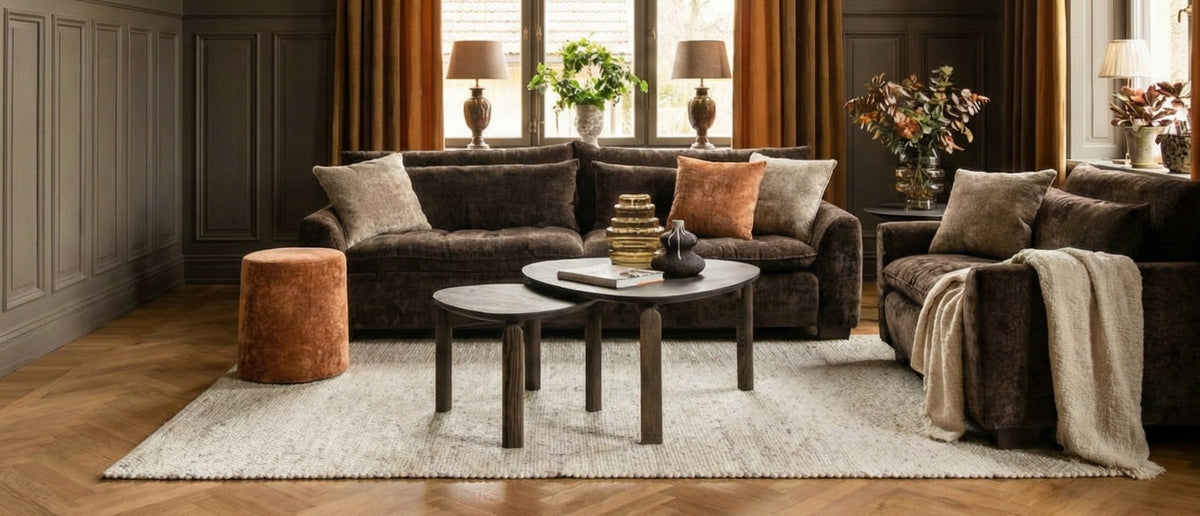 Arthur 3,5-Sits Soffa Glory Bruise i inspirerande miljö