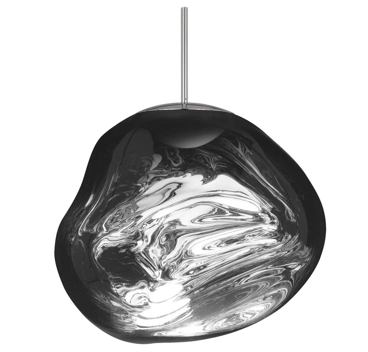 Melt Taklampa Medium Silver
