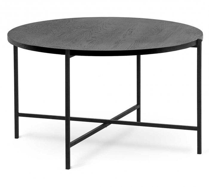 Monza Soffbord 80cm Rund Svart