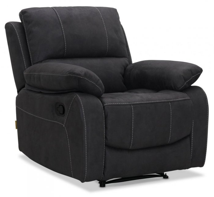 Texas Fåtölj Recline Grått Tyg