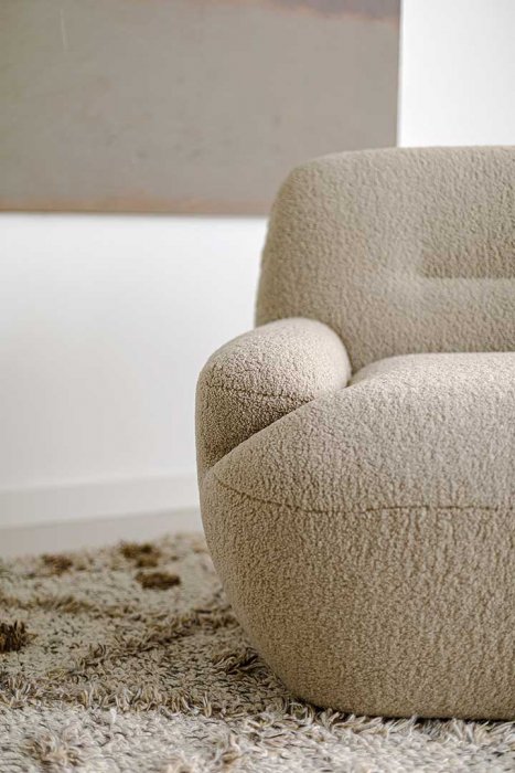 Uma Fåtölj Bloom Teddy Brown