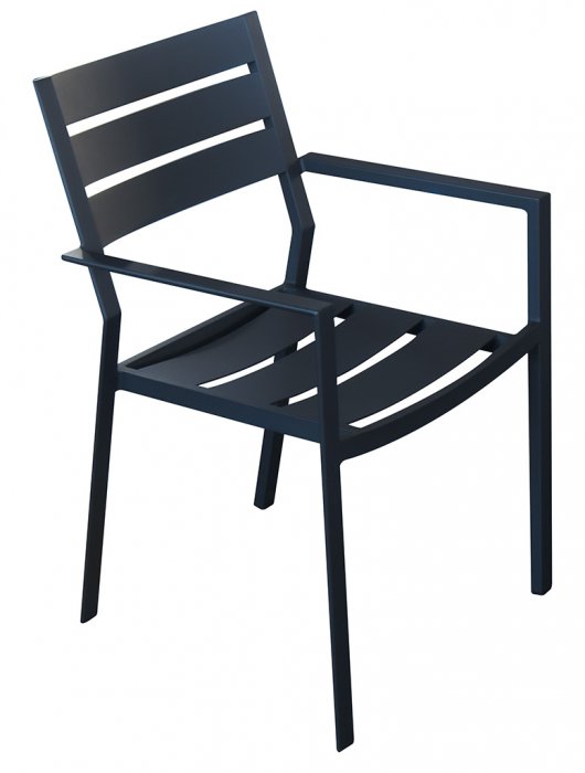 Varese Karmstol Svart