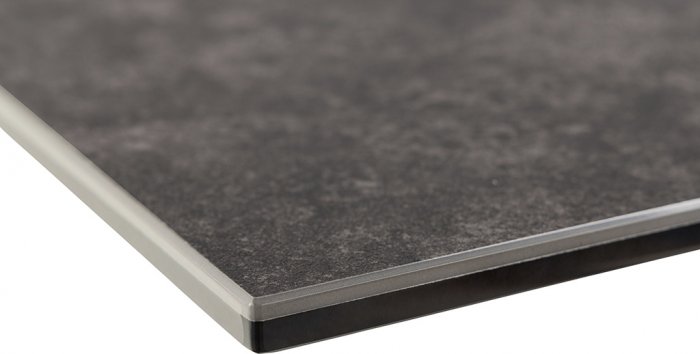 Verdun Matbord 90x160-210 cm Svart Keramik