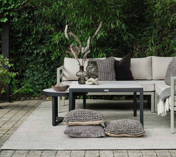 Itonda Soffbord 60 cm Svart/Grå