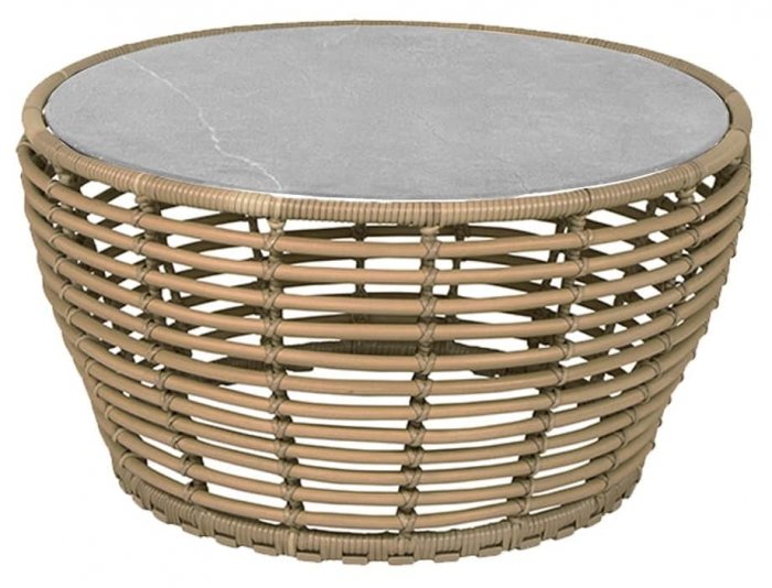 Basket Soffbord 75 cm Natural