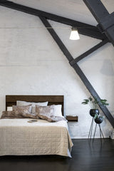 Trace Sänggavel 180 cm Rökoljad Ek