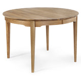 HOVDALA Matbord Ø 115cm Inkl. Två Ilägg Ek