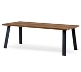 Narvik Matbord Ek/Svart 210cm