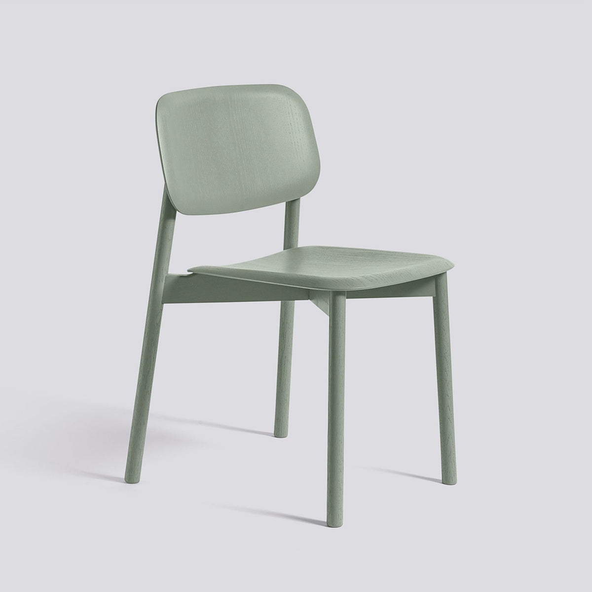 Soft Edge 60 Stol Dusty green – ekfaner med vattenbaserad lack, Dusty green – massiv ek med vattenbaserad lack