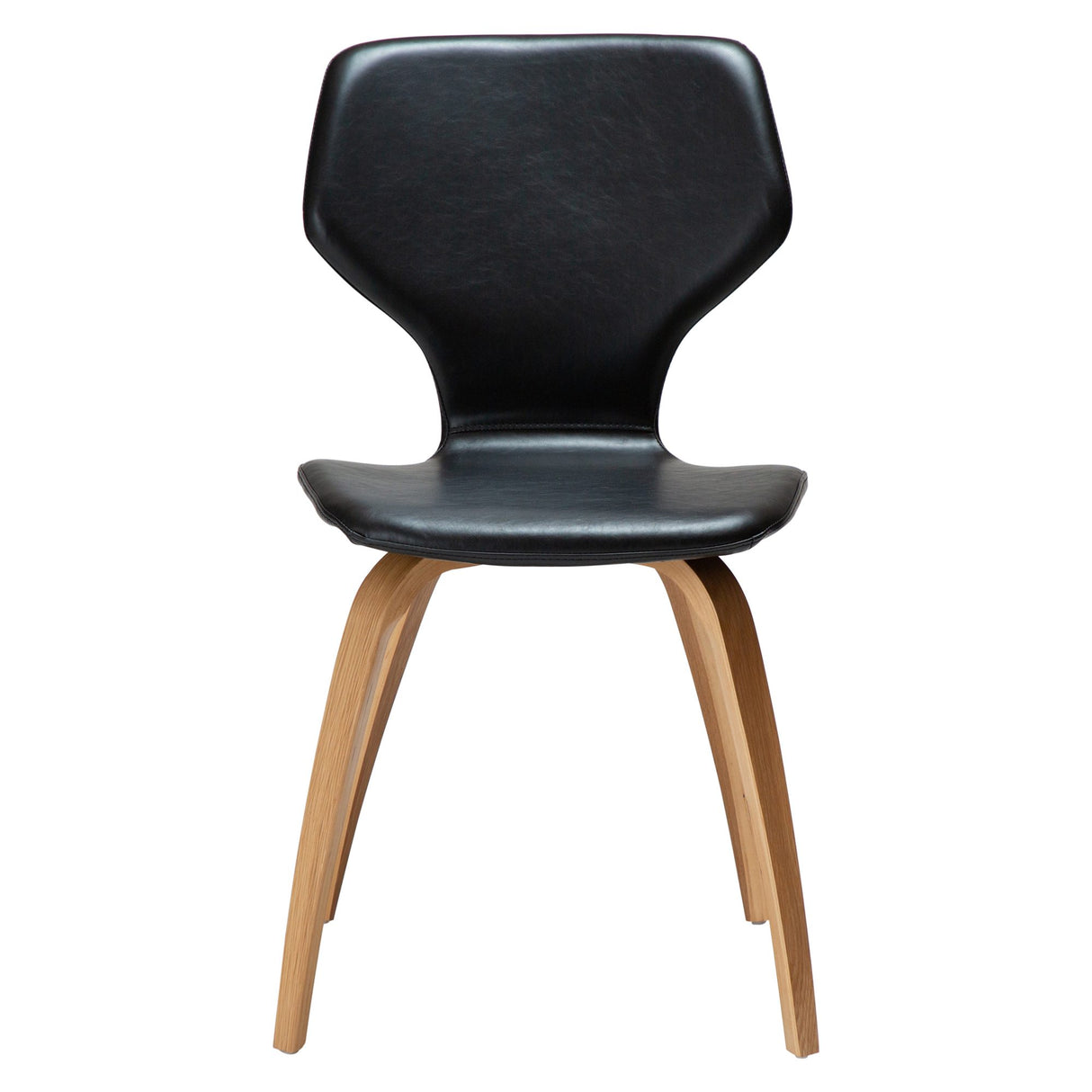 S.I.T Stol Vintage Black Art.Leather, Oak