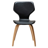 S.I.T Stol Vintage Black Art.Leather, Oak