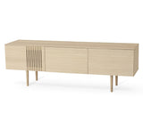 Joel Mediabänk 150 cm Vitoljad Ek