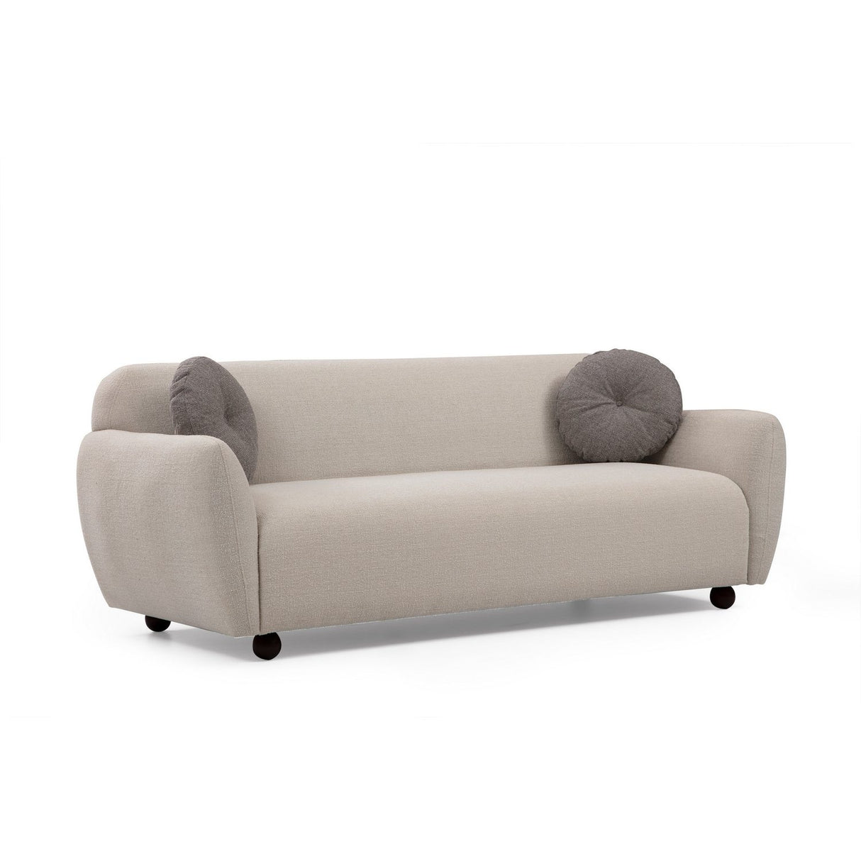 Bergen (223 x 83 x 86 cm) Creme 3-sitssoffa