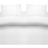 3-Dels Set Washed Påslakanset Dubbelsäng Vit