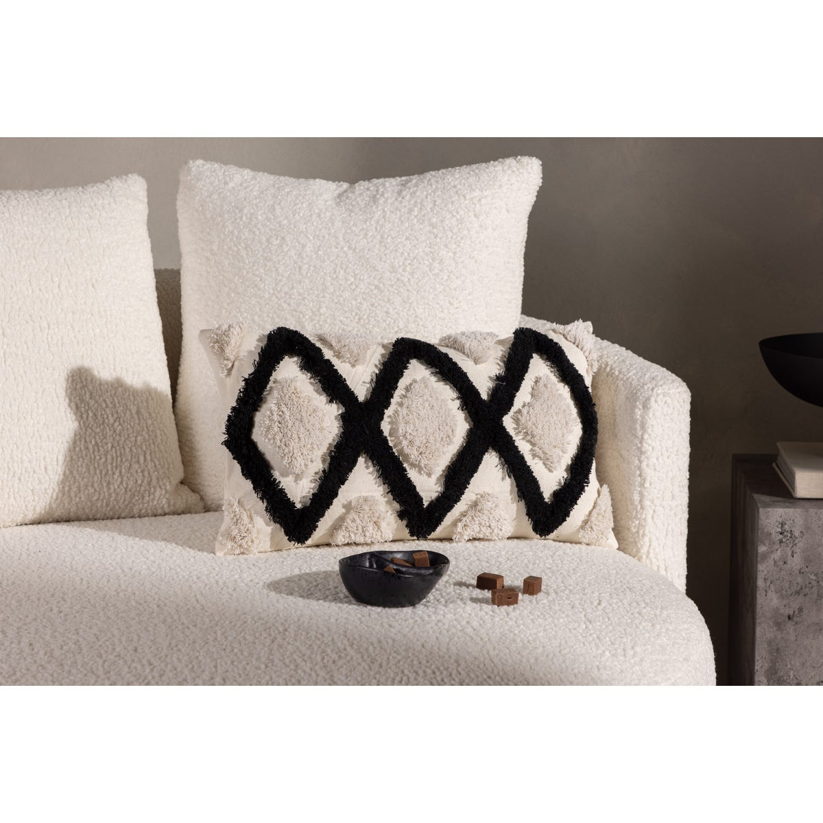 Emelie Kuddfodral Vit, 30 x 50