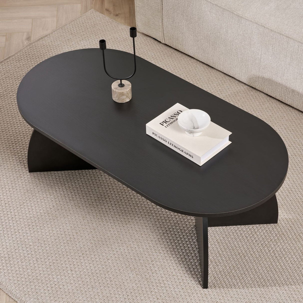 Casta Soffbord Wood Black