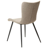 Medusa Stol Pebble Earth Bouclé, Black