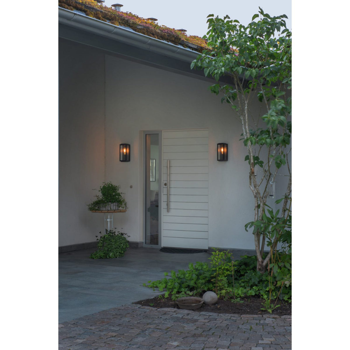 Carpi E27 Vägglampa Ute Svart/Klar, Liten (12.5 cm)