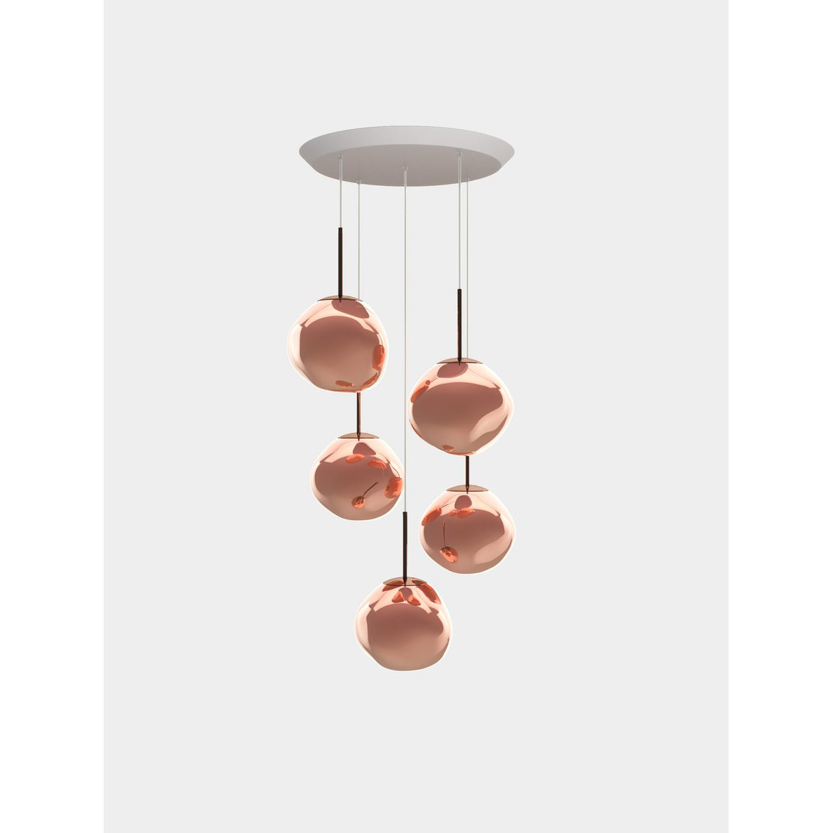 Melt Mini Rund Pendelsystem Copper