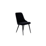 Velvet Deluxe Matstol Svart