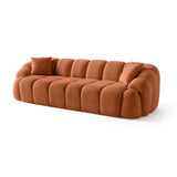 Octavio (268 x 70 x 80 cm) 4-sits soffa Kakelröd