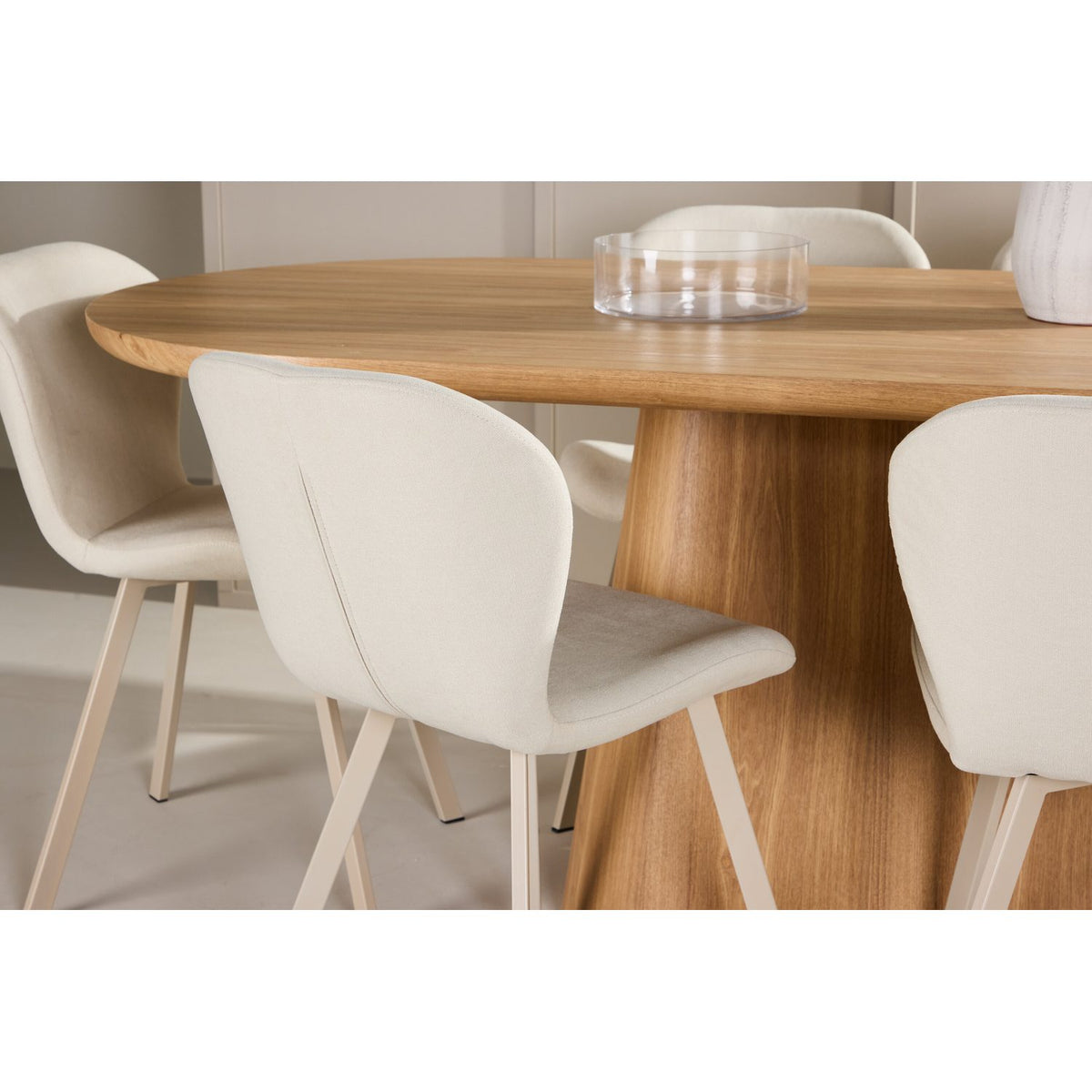 Stjärnö, Lilja Oval matgrupp Beige, Natur, 200 x 90