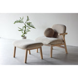 Rile Fåtölj Beige, Fåtölj + Ottoman