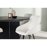 Matilda, Rosie Rund matgrupp Beige,Svart, Svart, ⌀130