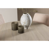 Plaza, Leone Rund matgrupp Beige, Vitputsad, 4st