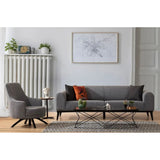 Lima 3-sits (220 x 84 x 77 cm) 3-sits bäddsoffa Ljusgrå
