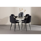Plaza, Polar Rund matgrupp Svart, Beige, ⌀120