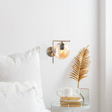 Lucinda Antik Vägglampa Transparent