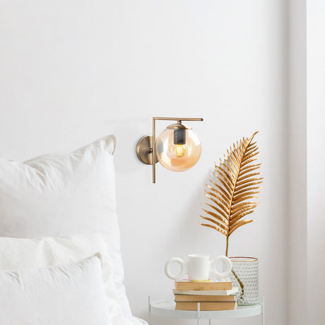 Lucinda Antik Vägglampa Transparent