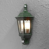 Firenze Sensor E27 Vägglampa Ute Grön