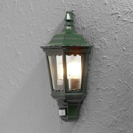 Firenze Sensor E27 Vägglampa Ute Grön