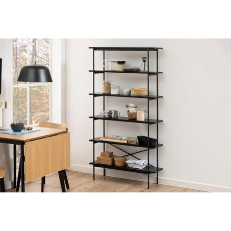 Alba  Matbord 80x80/120 cm Ek/Svart