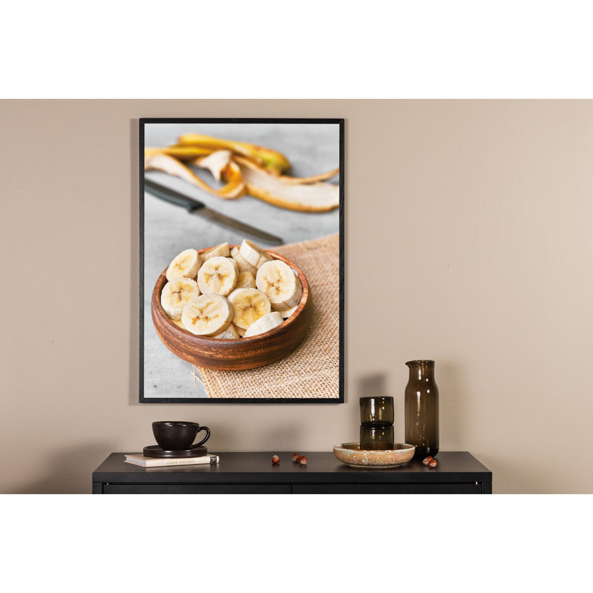Banan Poster Gul, 30 x 40 cm