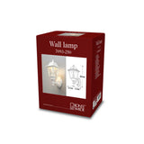 Budget Upp E27 Vägglampa Ute Vit, 13.7 cm