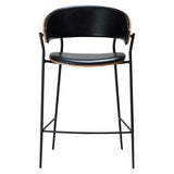 Crib Barstol Vintage Black, Walnut