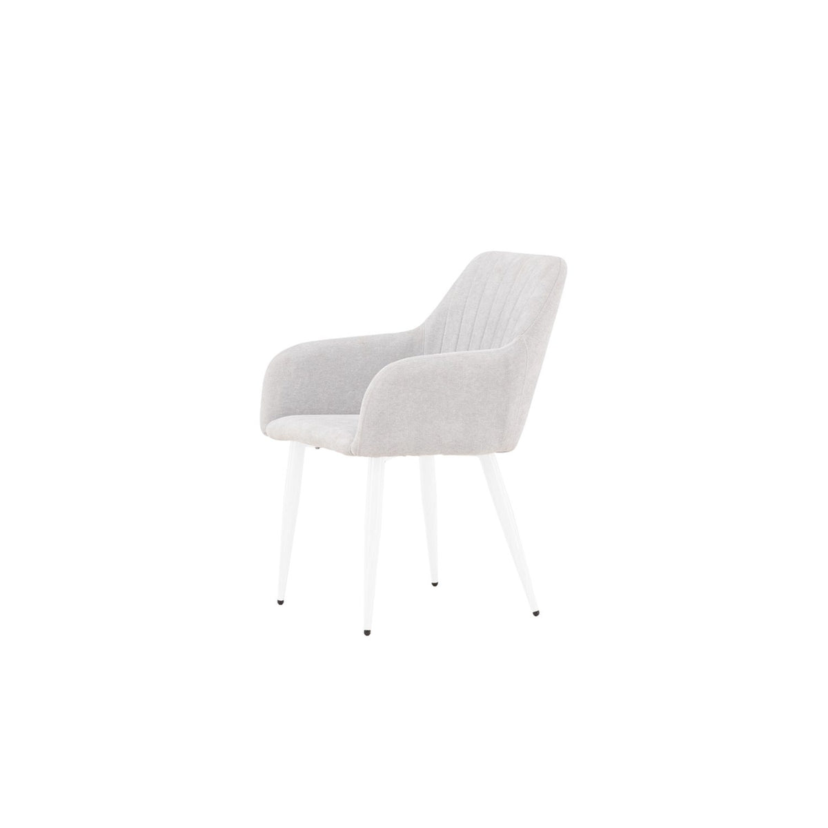 Comfort Matstol Ljusgrå, Polyesterlinne