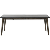 Lucca 200/300x95 cm Matbord Brunlackad Ek