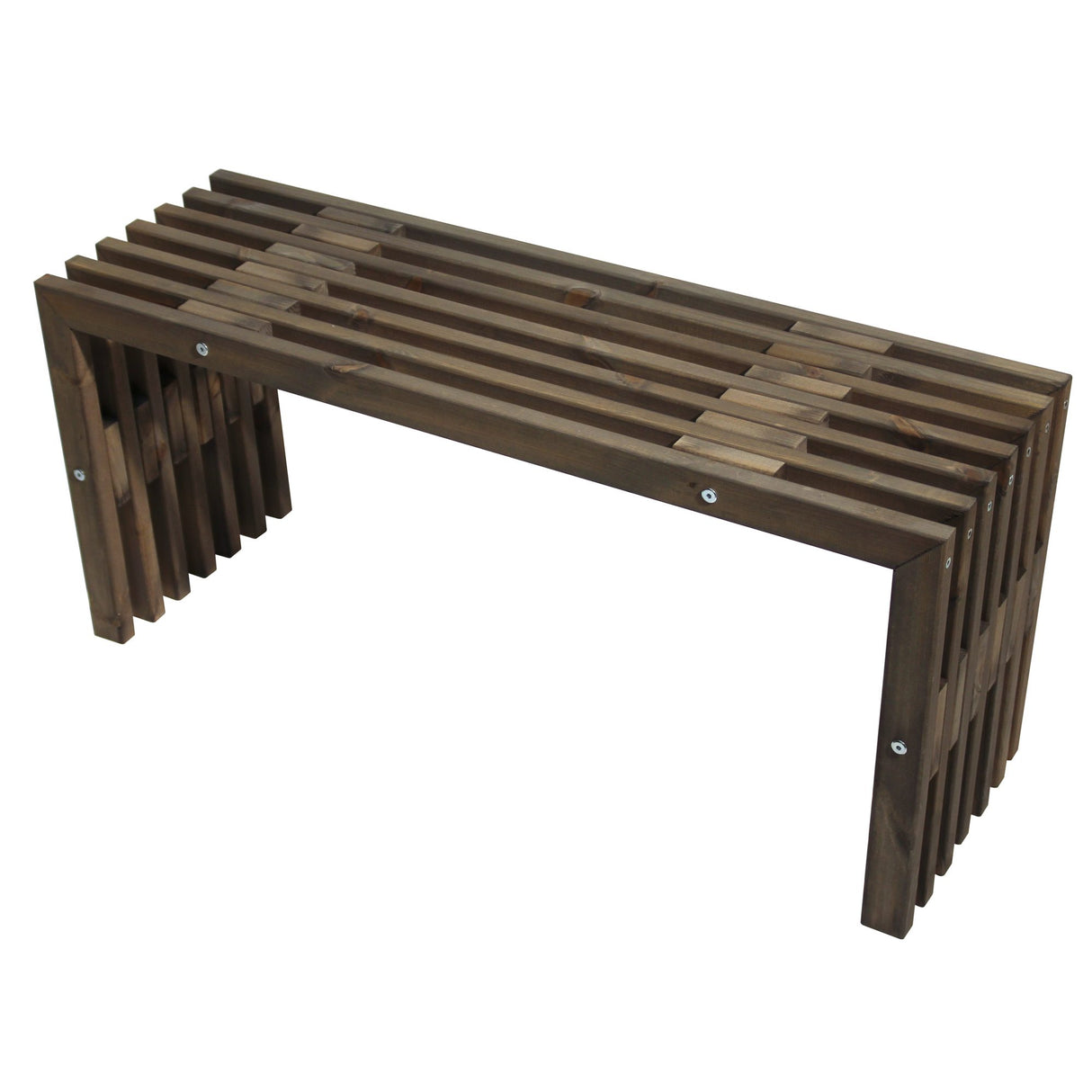 D-bench 100 cm Oljad Furu Grå