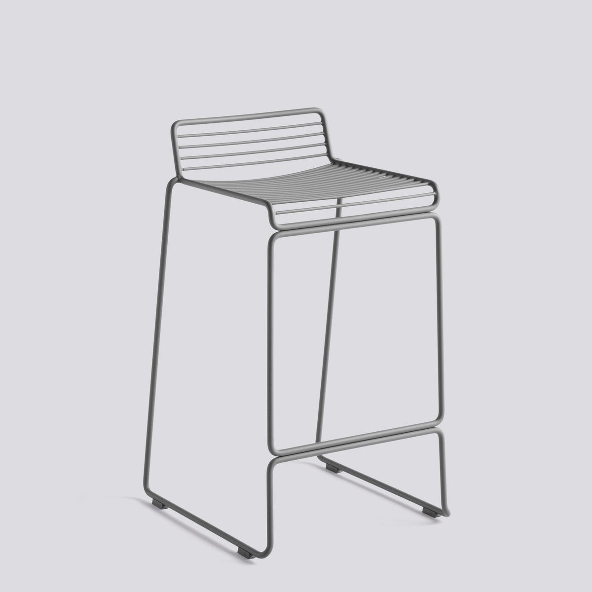 Hee 65 cm Barpall Asphalt grey – pulverlackerat stål