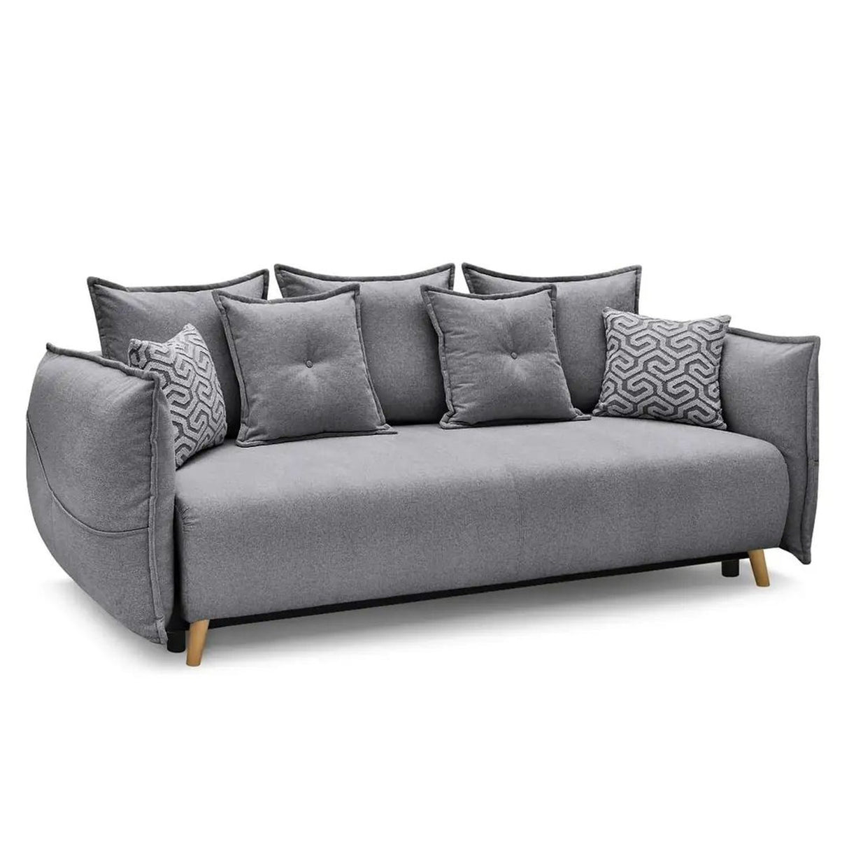Eros 3-sits bäddsoffa Grå