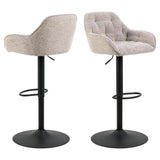 Toulon Barstol Trumpetbas Monza tyg Beige