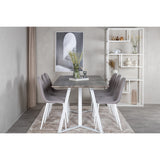 Marina, Polar Rektangulär matgrupp Grå,Vit, Grå,Vit, 180 x 90