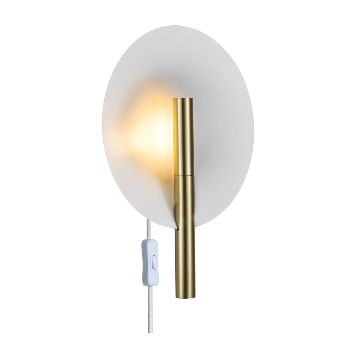 Furiko Vägglampa Borstad Mässing