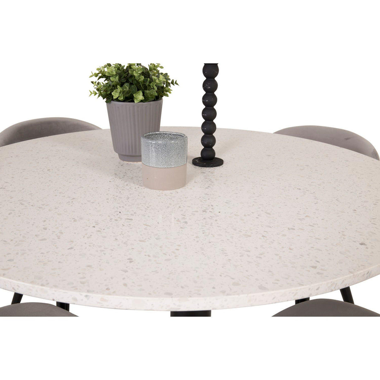 Razzia, Velvet Rund matgrupp Vit