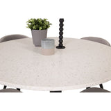 Razzia, Velvet Rund matgrupp Vit